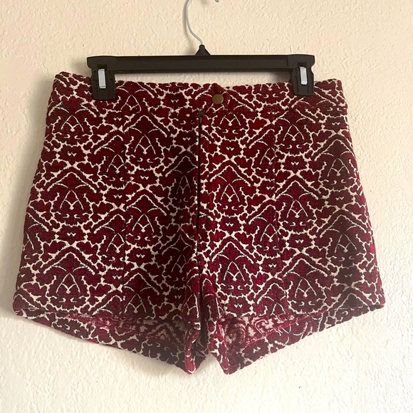 Ecote Pants - Ecoté Hadley terra cotta jacquard shorts